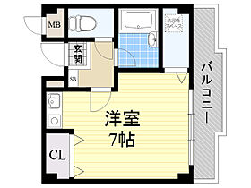 大阪府豊中市上津島２丁目（賃貸マンション1R・4階・24.91㎡） その2