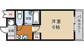 大阪府箕面市粟生間谷東５丁目（賃貸アパート1K・1階・19.20㎡） その2