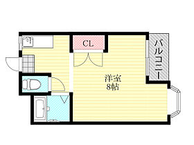 大阪府大阪市東淀川区東淡路３丁目（賃貸マンション1K・2階・24.17㎡） その2