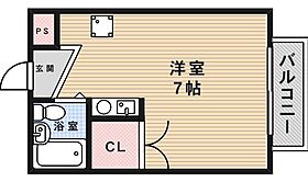 大阪府箕面市粟生間谷東５丁目（賃貸マンション1R・1階・19.80㎡） その2