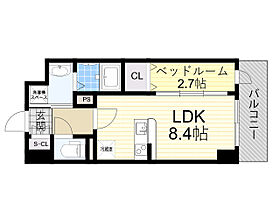 大阪府吹田市南金田１丁目（賃貸マンション1LDK・4階・30.19㎡） その2