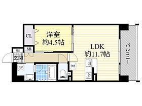 大阪府豊中市庄本町４丁目3番7号（賃貸マンション1LDK・11階・40.60㎡） その2