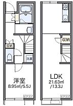 ヴィラージュ  ｜ 埼玉県深谷市東方（賃貸アパート1LDK・1階・46.94㎡） その2