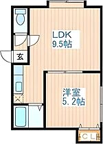 北海道札幌市豊平区水車町6丁目1-4（賃貸アパート1LDK・2階・30.00㎡） その2