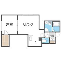 北海道札幌市豊平区平岸一条15丁目3-22（賃貸アパート1LDK・3階・34.02㎡） その2