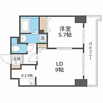 北海道札幌市中央区南八条西4丁目（賃貸マンション1LDK・5階・39.94㎡） その2