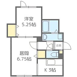 GRANCRALL 1LDKの間取図画像