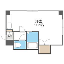 日勝ビル 1DKの間取図画像