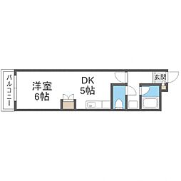 間取図画像 1DK