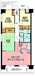 グリーンピア西湘 2SLDKの間取図画像