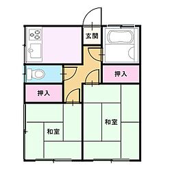 杉山アパート 2Kの間取図画像