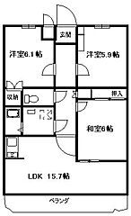 物件の間取り