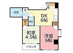 間取図画像 2DK