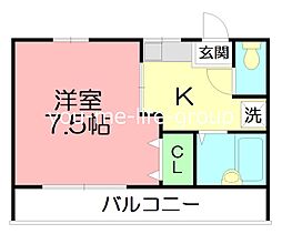 間取図画像 1K