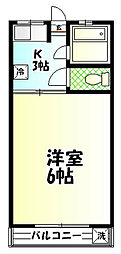 間取図画像 1K