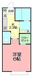 間取図画像 1K