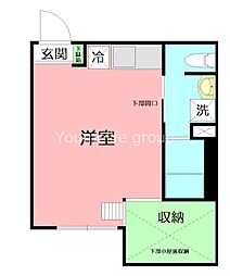 レガーメ東海 ワンルームの間取図画像