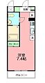 カレッジテラス東海大前B棟2階6.2万円