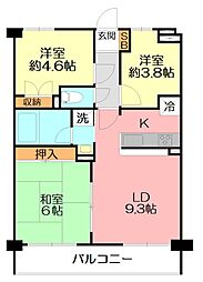 間取図画像 3LDK