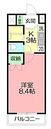 間取図画像 1K