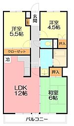 間取図画像 3LDK