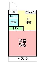 間取図画像 1DK