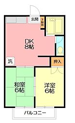 間取図画像 2DK