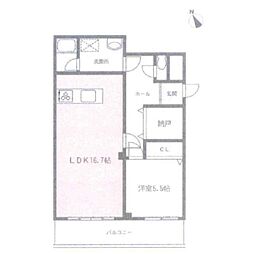 間取図画像 1SLDK