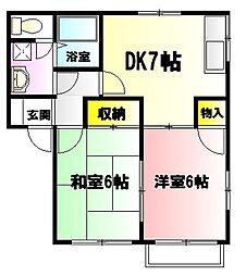 間取図画像 2DK