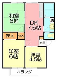 間取図画像 3DK