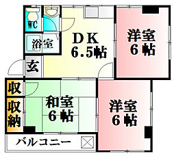 間取図画像 3DK