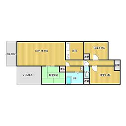間取図画像 3LDK