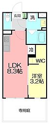 間取図画像 1LDK
