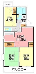間取図画像 3LDK