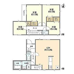 Kolet平塚撫子原 4LDKの間取り