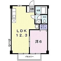 ハイムセンジュール  ｜ 佐賀県佐賀市鍋島４丁目（賃貸アパート1LDK・2階・40.04㎡） その2