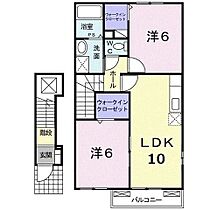 サンリセスＡ  ｜ 佐賀県佐賀市東与賀町大字田中（賃貸アパート2LDK・2階・54.85㎡） その2