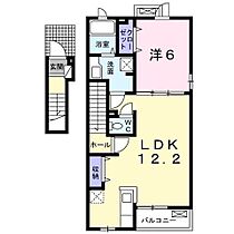 ラ　ユニエル  ｜ 佐賀県佐賀市昭栄町（賃貸アパート1LDK・2階・46.90㎡） その2