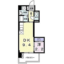 Soubou 1DKの間取図画像