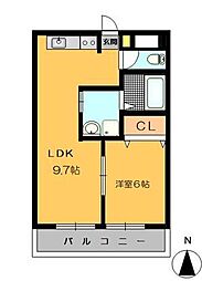 ハイグレードマンション 1LDKの間取図画像