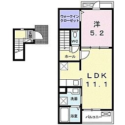 ブラカンメゾン 1LDKの間取図画像