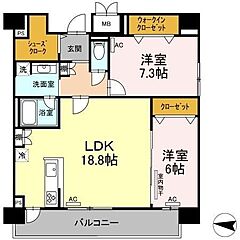 物件の間取り