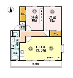 🉐敷金礼金0円！🉐サントゥール溝田　Ｅ棟