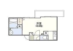 （仮称）稲荷町Mマンション 7階ワンルームの間取り
