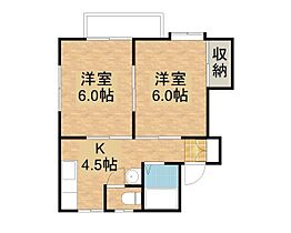 アートインブルーム  ｜ 長崎県佐世保市若竹台町（賃貸アパート2K・2階・28.50㎡） その2