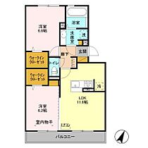 アピチェ  ｜ 千葉県流山市市野谷（賃貸アパート2LDK・2階・58.09㎡） その2