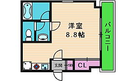 シーズ天王寺真田山  ｜ 大阪府大阪市天王寺区空堀町（賃貸マンション1R・6階・21.93㎡） その2