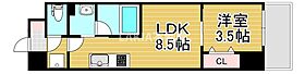 大阪府大阪市生野区勝山北1丁目7付近（賃貸マンション1LDK・4階・30.71㎡） その2