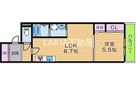 Terrase House HARUKA  ｜ 大阪府大阪市天王寺区大道2丁目7-20（賃貸マンション1LDK・2階・40.42㎡） その2