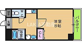 コーポラスたつみ  ｜ 大阪府大阪市天王寺区寺田町2丁目7-6（賃貸マンション1K・6階・26.40㎡） その2